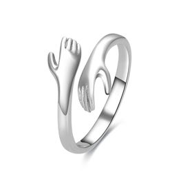 OLIVIE Stříbrný prsten OBJETÍ 549