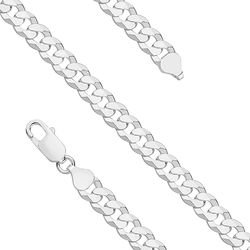 OLIVIE Stříbrný pánský 50cm náhrdelník 560