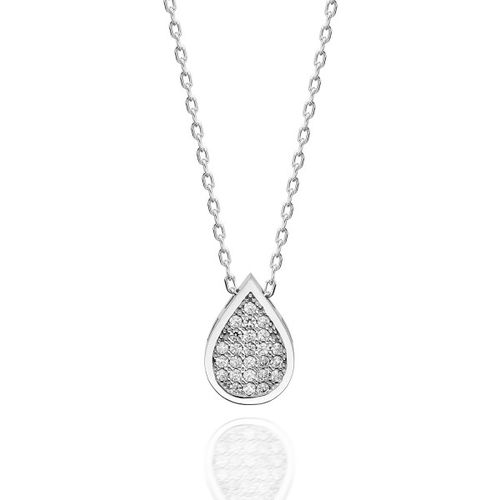 OLIVIE Stříbrný náhrdelník KAPKA se Swarovski krystaly 232