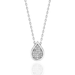 OLIVIE Stříbrný náhrdelník KAPKA se Swarovski krystaly 232