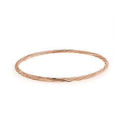 OLIVIE Stříbrný kulatý ROSE náramek 467