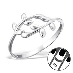 OLIVIE - stříbrný prsten 013