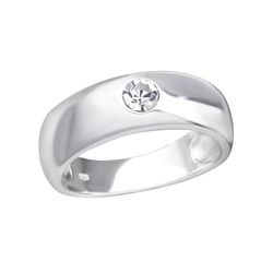OLIVIE Stříbrný prsten s krystalem 2485 