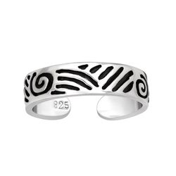 OLIVIE Stříbrný prsten NA NOHU 543