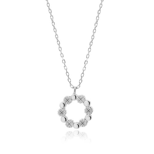OLIVIE Stříbrný náhrdelník KRUH 520
