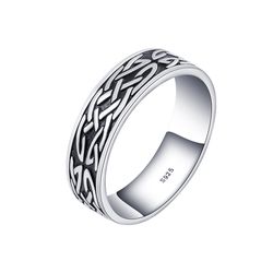 OLIVIE Pánský stříbrný prsten KELTSKÝ UZEL 7453 