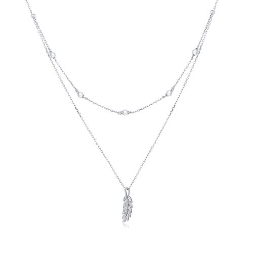 OLIVIE Stříbrný náhrdelník PÍRKO 515