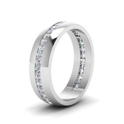 OLIVIE Stříbrný rhodiovaný prsten 3773 