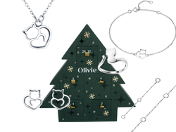 Adventní kalendář stříbrné šperky KOČKA 9939