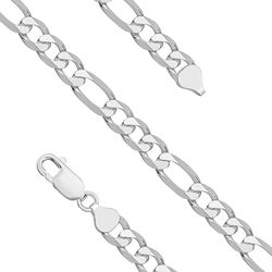OLIVIE Stříbrný pánský 60cm náhrdelník FIGARO 561