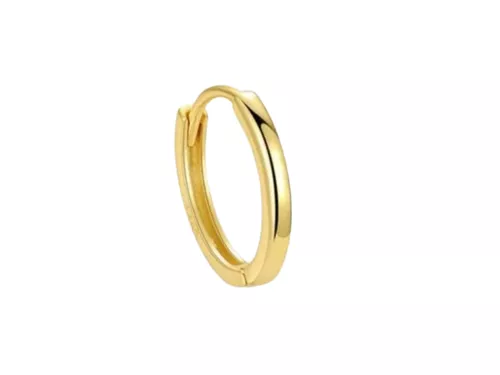 Stříbrný 10mm MINI KROUŽEK GOLD 1 ks 8776