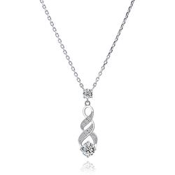 OLIVIE Svatební stříbrný náhrdelník 513