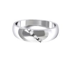 OLIVIE Stříbrný snubní prsten 5417 