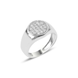 OLIVIE Pánský stříbrný prsten 5707 