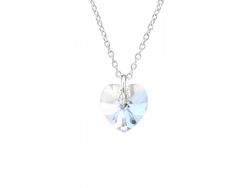 OLIVIE Stříbrný náhrdelník SRDCE Swarovski 401