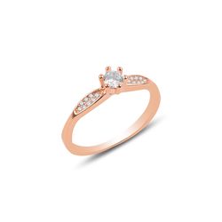 OLIVIE Stříbrný prsten ROSE 3181 