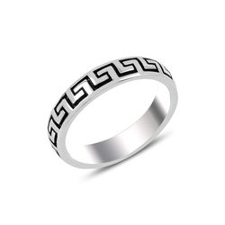 OLIVIE Pánský stříbrný prsten 3719 