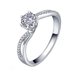 OLIVIE Stříbrný zásnubní prsten BECCA 4132 
