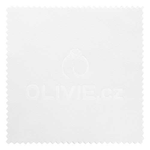 OLIVIE Bílá čisticí utěrka - hadřík na stříbro 373