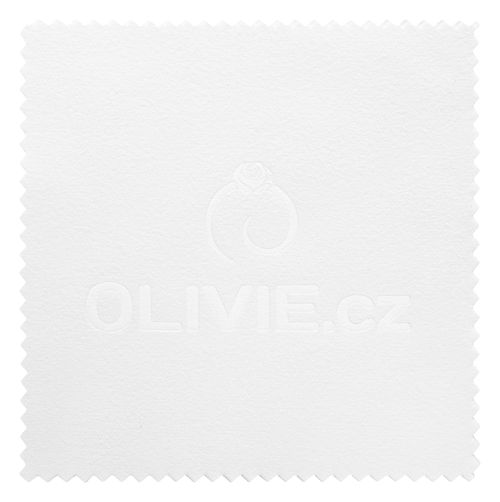 OLIVIE Bílá čisticí utěrka - hadřík na stříbro 373