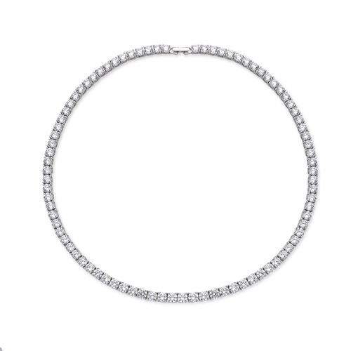 OLIVIE Stříbrný tenisový 40cm/5mm náhrdelník 729