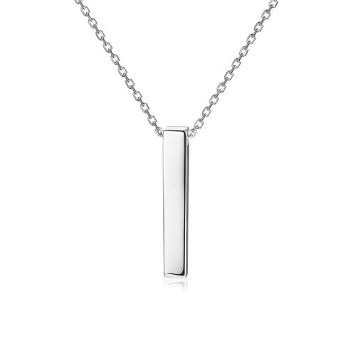 Stříbrný náhrdelník HRANOLEK 802