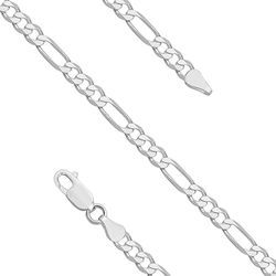 OLIVIE Stříbrný 60cm náhrdelník FIGARO 564