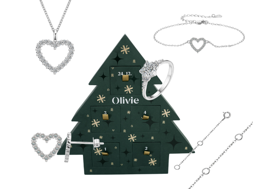 Adventní kalendář MOISSANITE SRDCE 9882