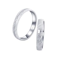 OLIVIE Snubní stříbrný prsten PULSE 7452 