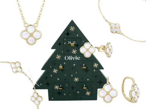 Adventní kalendář s bílou perletí TALIS GOLD 9884