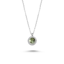 OLIVIE Stříbrný náhrdelník SULTANIT 555