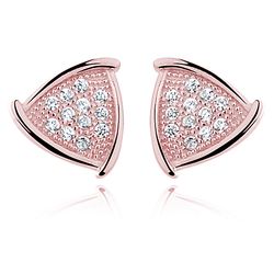 OLIVIE Stříbrné náušnice ROSE 506