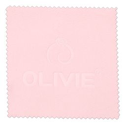 OLIVIE Růžová čisticí utěrka - hadřík na stříbro 713