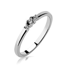 OLIVIE Zásnubní prsten ze stříbra 3366 
